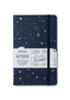 Notebook Journal Moon & Stars THE COMPANY CALLED IF HOUSE Cuero Terciopelo A5