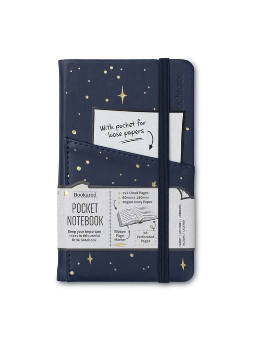 Notebook Pocket A6 Journal Moon & Stars THE COMPANY CALLED IF HOUSE