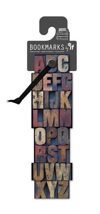MARCAPAGINAS LETTER PRESS | 3 UNIDADES | (THE COMPANY CALLED IF HOUSE)