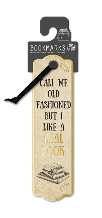 MARCAPAGINAS LITERARIO CALL ME OLD FASHIONED | 3 UNIDADES | (THE COMPANY CALLED IF HOUSE)