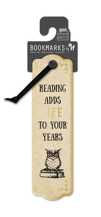 MARCAPAGINAS LITERARIO LIFE TO YOUR YEARS | 3 UNIDADES | (THE COMPANY CALLED IF HOUSE)