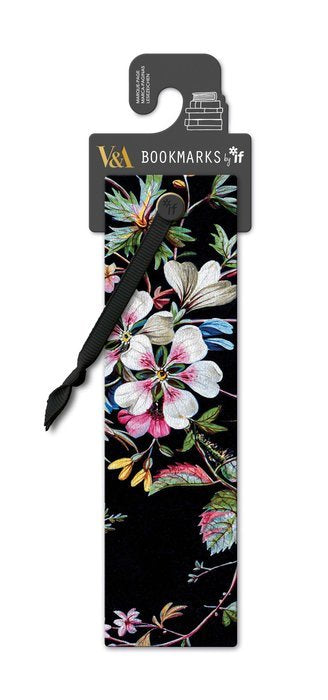 MARCAPAGINAS V&A BLACK FLORAL | 3 UNIDADES | (THE COMPANY CALLED IF HOUSE)