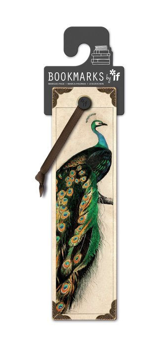 MARCAPAGINAS VINTAGE PEACOCK | 3 UNIDADES | (THE COMPANY CALLED IF HOUSE)