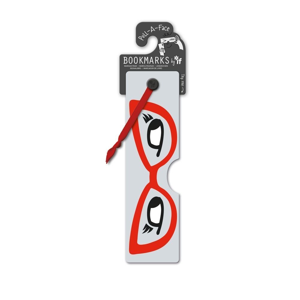 MARCAPAGINAS GAFAS ROJAS | 3 UNIDADES | (THE COMPANY CALLED IF HOUSE)