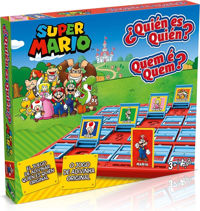 JUEGO DE MESA QUIEN ES QUIEN SUPER MARIO | WINNING MOVES CT | 1 UNIDAD | 5036905050074