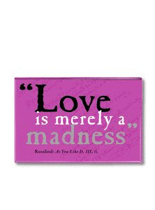 Iman Rectangular Love is Merely a Madness Marca Customworks