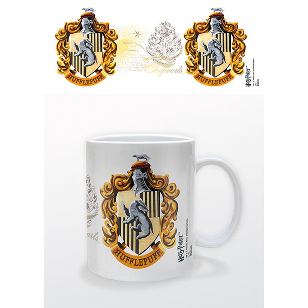Taza Harry Potter Escudo Hufflepuff 325ml Pyramid International