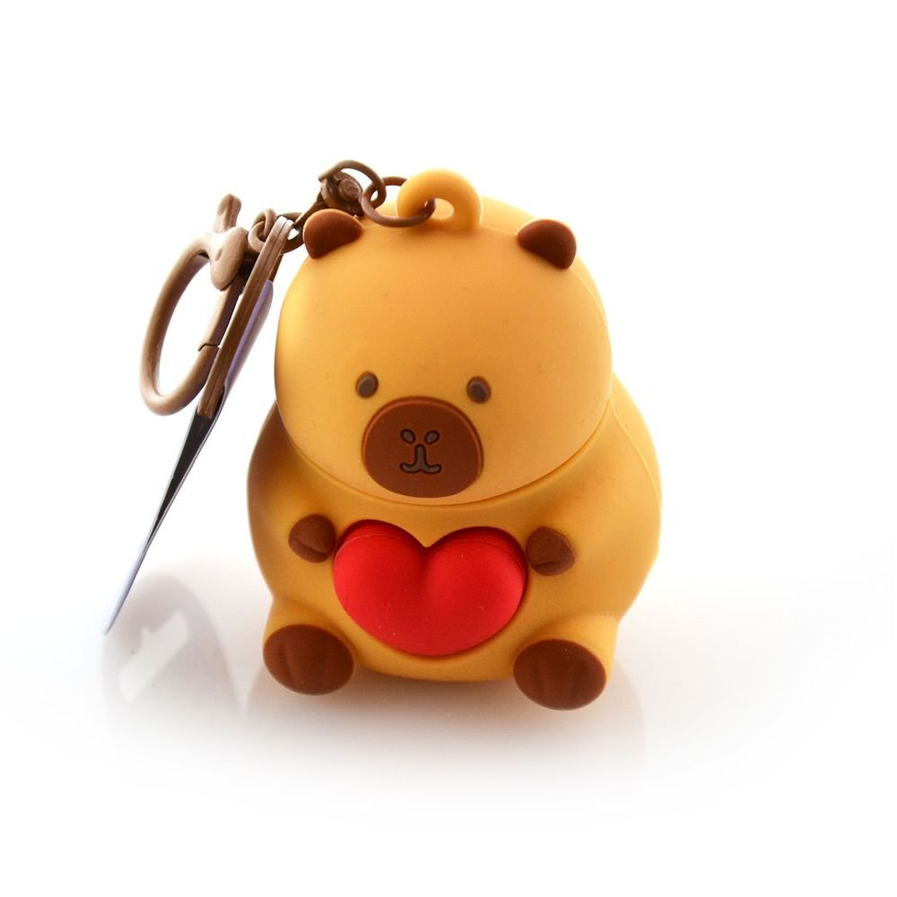 Llavero Capybara Heart Silicona Surtido Marca Fraga Kawaii Imagen principal del producto