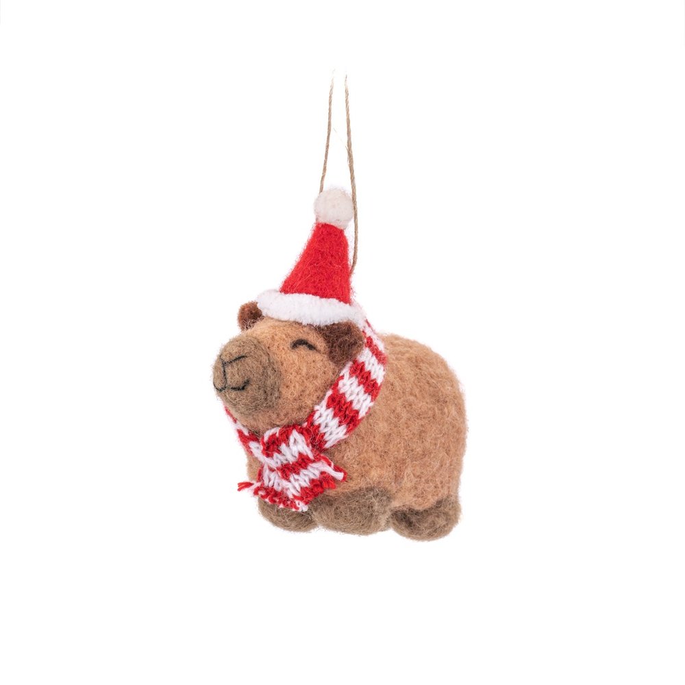 Decoracion Árbol Capibara con Gorro SASS & Belle