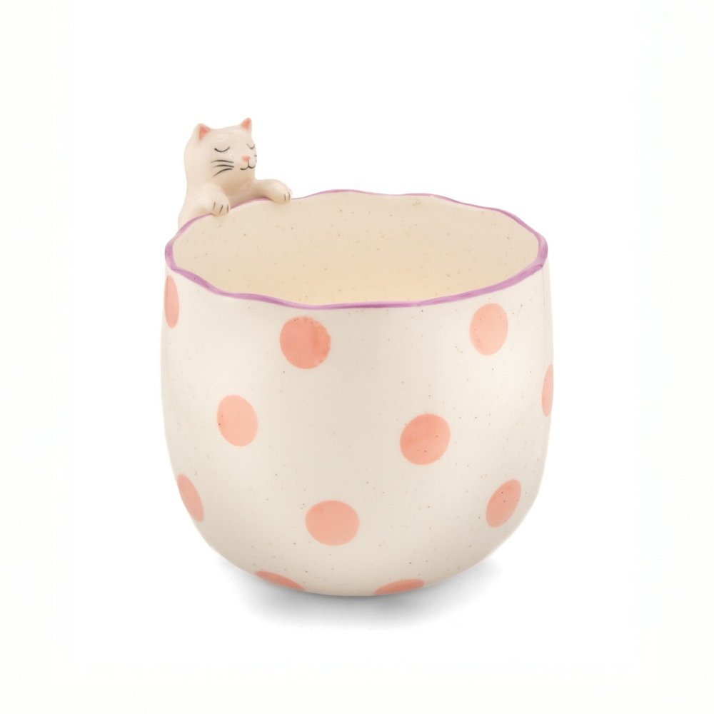 Macetero Gato SASS & Belle Porcelana
