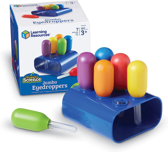 Cuentagotas Jumbo con Soporte Primary Science LEARNING RESOURCES