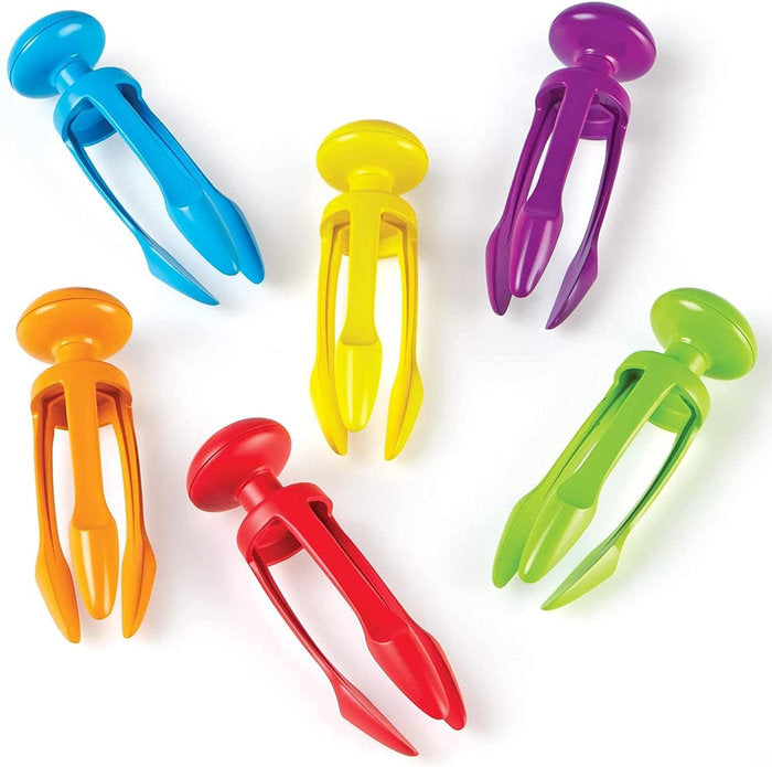 Set 6 Pinzas de Tres Brazos Learning Resources Imagen principal del producto