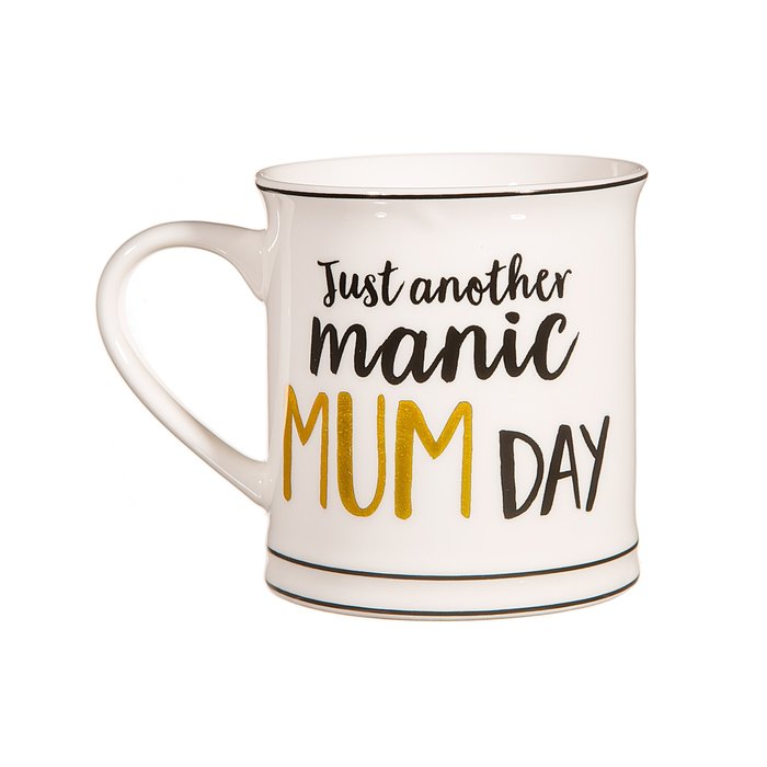Taza cerámica Gold Another Manic Mum Day SASS & Belle