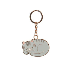 LLAVERO ESMALTADO GATO GRIS | SASS & BELLE | 1 UNIDAD | 5055992796771