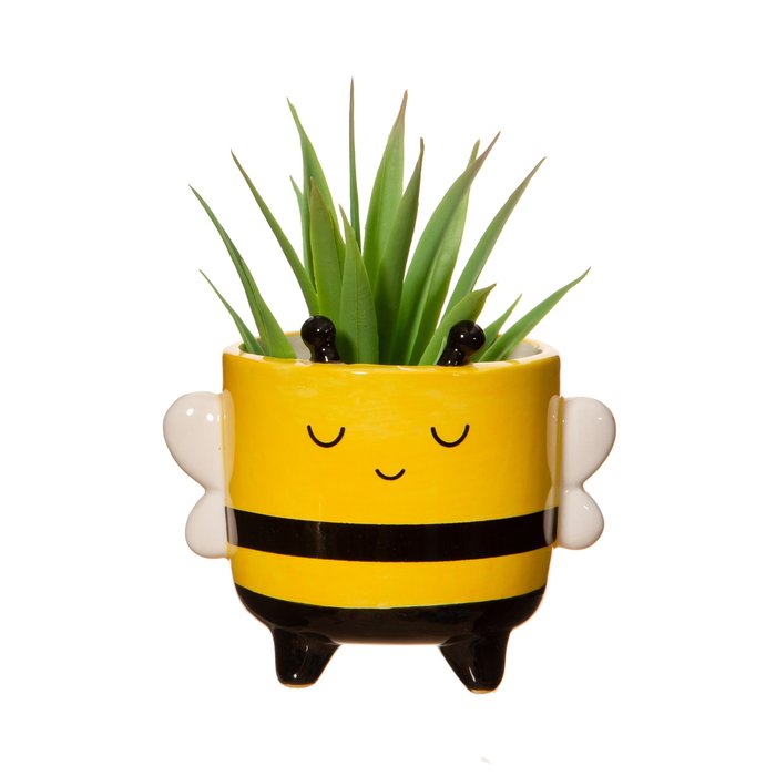 MINI MACETERO CON PATAS FORMA ABEJA | SASS & BELLE | 1 UNIDAD | 5055992797488