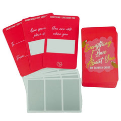 CARTA PERSONALIZABLE PARA RASCAR TODO LO QUE AMO DE TI | MAGS BRANDS | 1 UNIDAD | 5056004354644