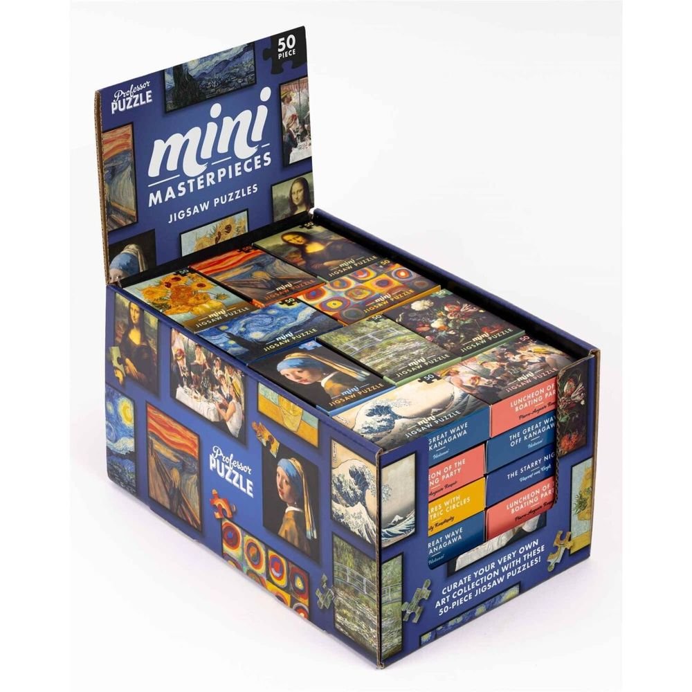 Expositor 60 Mini Puzzle de Obras de Arte Madnesstoys