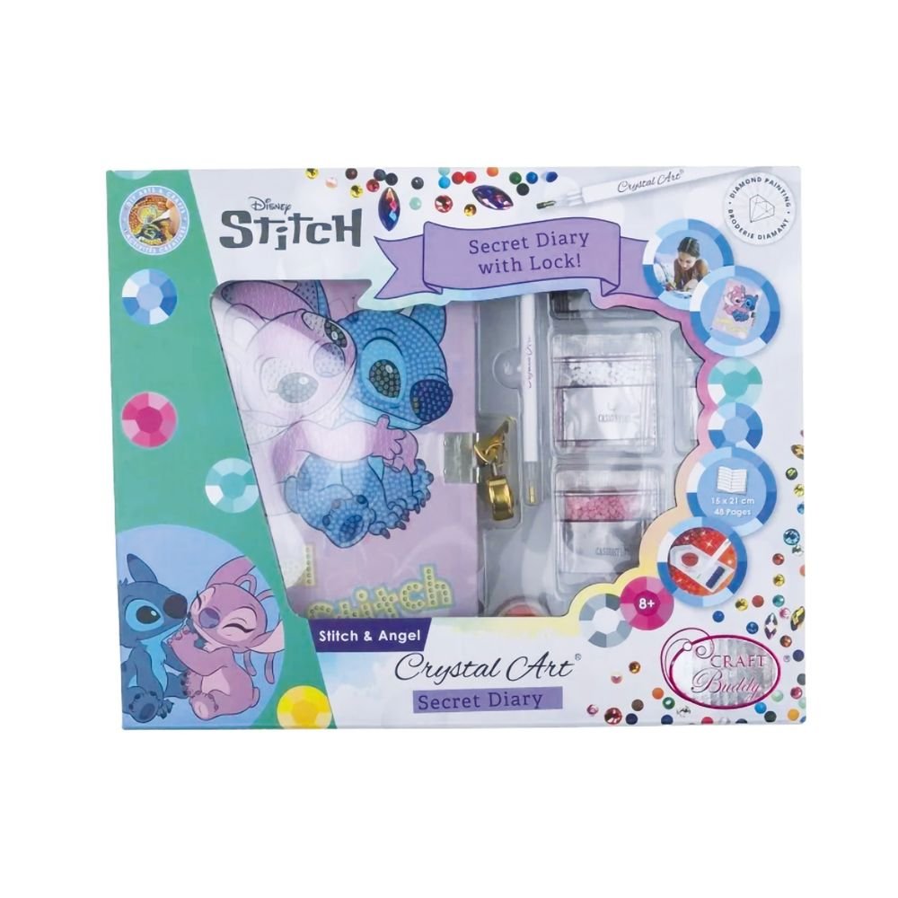 Pinta con Diamantes Stitch & Angel Crystal Art CRAFT BUDDIES