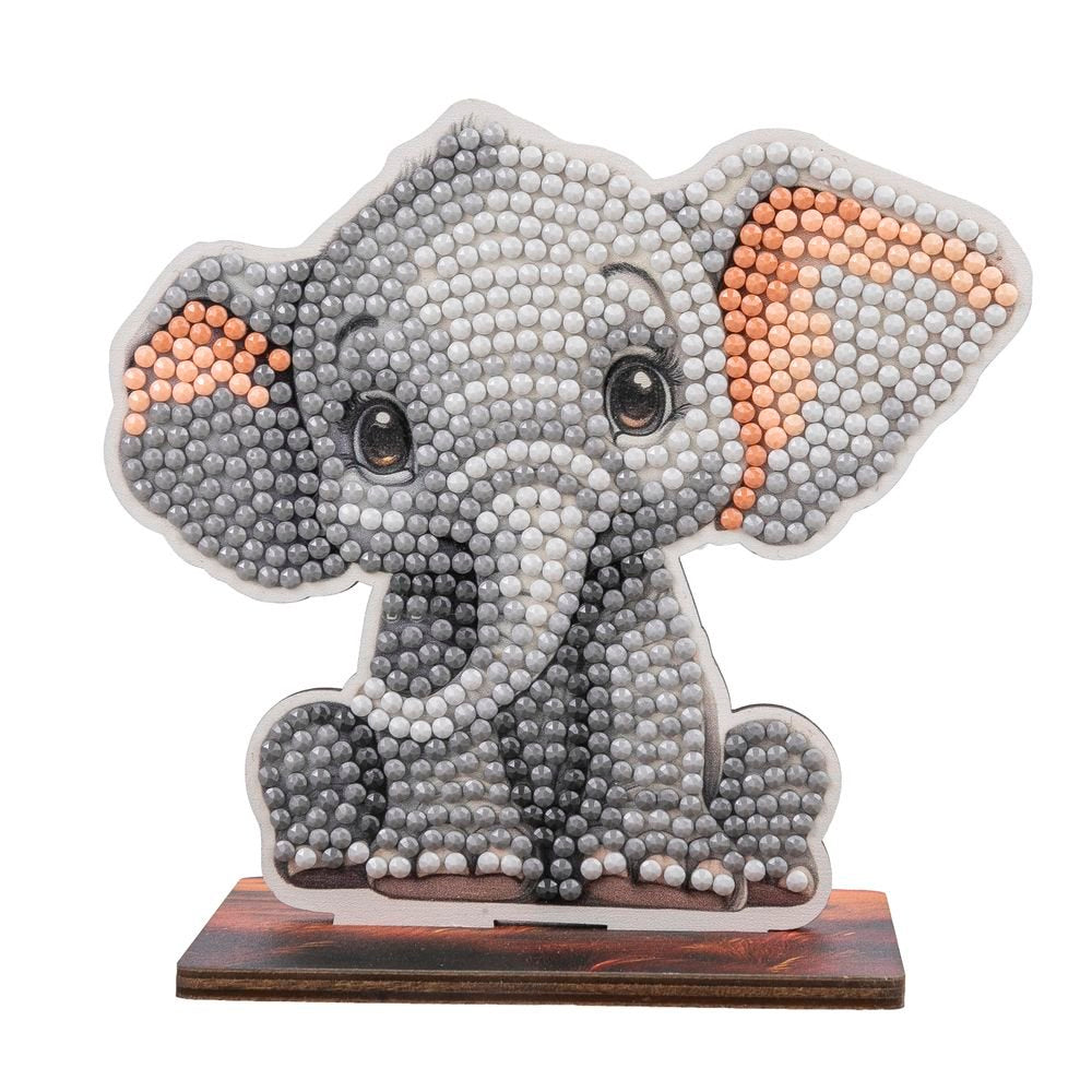 PINTAR DIAMANTE CRYSTAL ART BUDDY ELEFANTE | CRAFT BUDDIES | 1 UNIDAD | 5056588615155