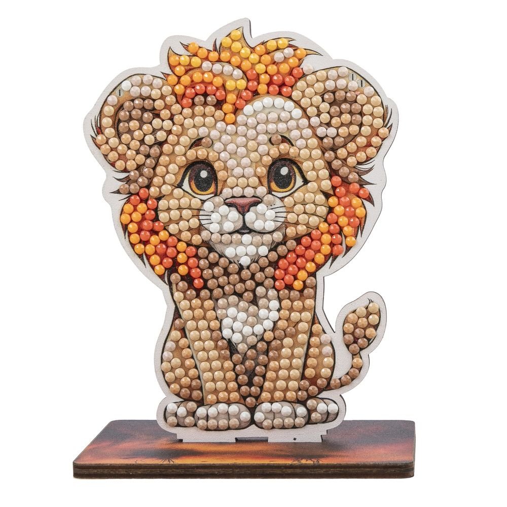 PINTAR DIAMANTE CRYSTAL ART BUDDY LEON | CRAFT BUDDIES | 1 UNIDAD | 5056588615179