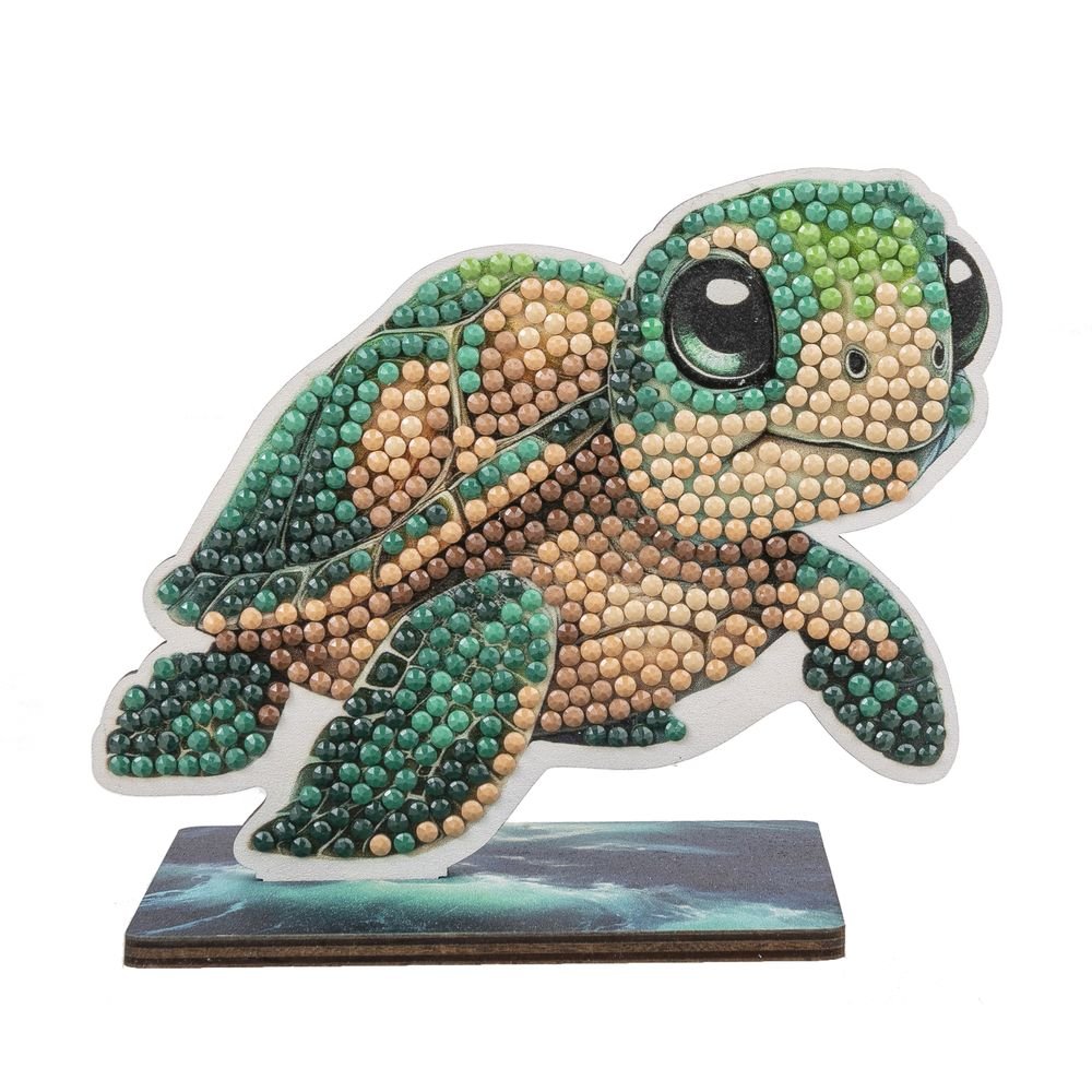 PINTAR DIAMANTE CRYSTAL ART BUDDY TORTUGA | CRAFT BUDDIES | 1 UNIDAD | 5056588615261