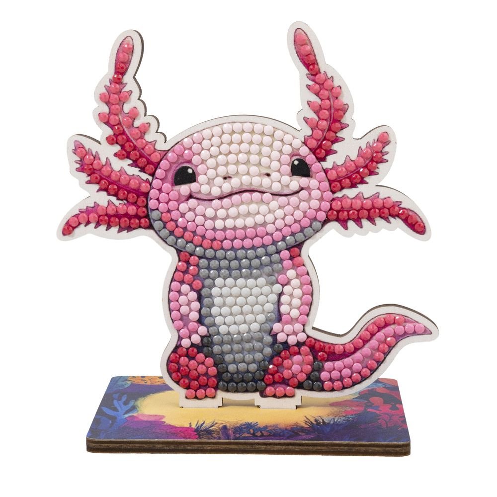 Pinta con Diamantes Axolotl Crystal Art Buddy CRAFT BUDDIES