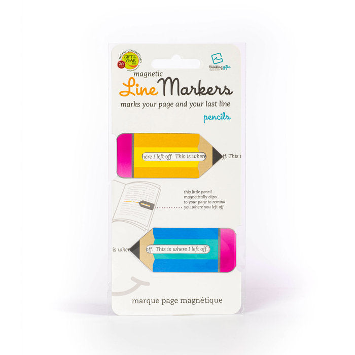 MARCAPAGINAS LINEMARKERS PENCILS | 1 UNIDADES | (THINKING GIFTS)