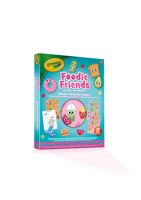 ALBUM ACTIVIDADES CON PEGATINAS FOODIE FRIENDS | 1 UNIDADES | (CRAYOLA) Imagen principal del producto