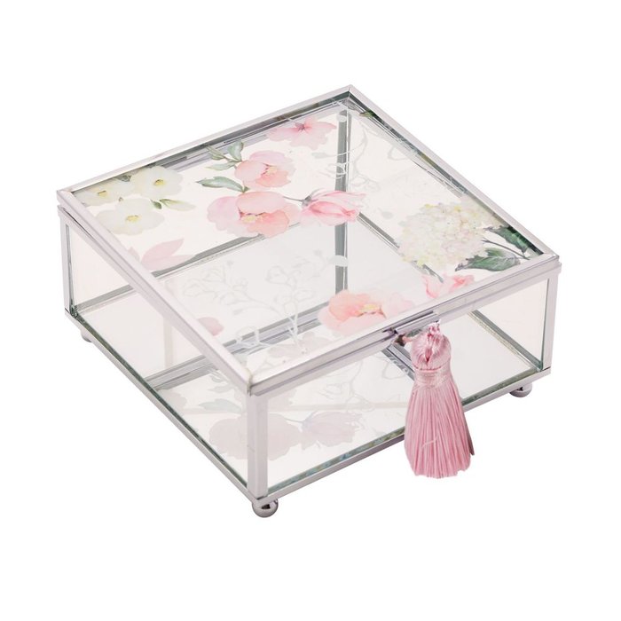 Joyero Cristal Sophia Flores Marca Widdop