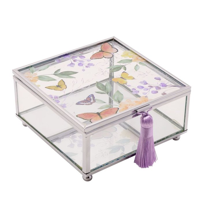 Joyero Cristal Sophia Mariposa Widdop Imagen principal del producto