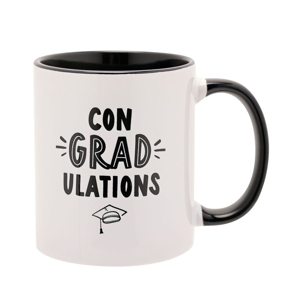 Taza Graduación Interior Negro Congratulations WIDDOP