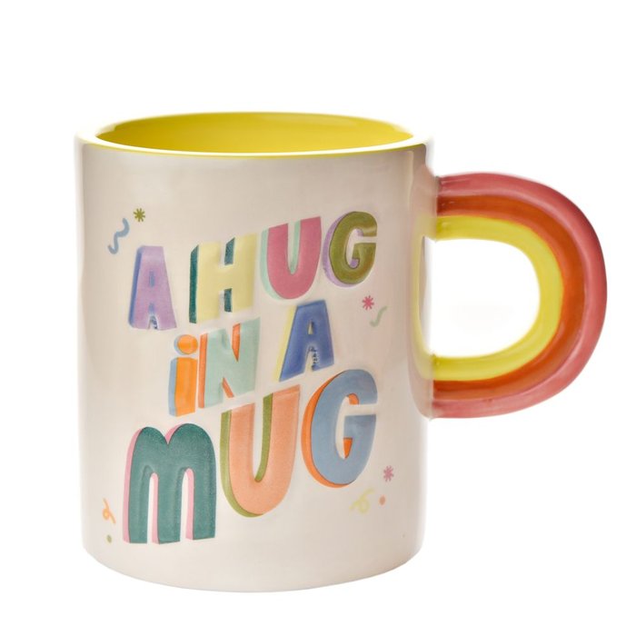 Taza Letras Relieve Arcoiris WIDDOP Imagen principal del producto