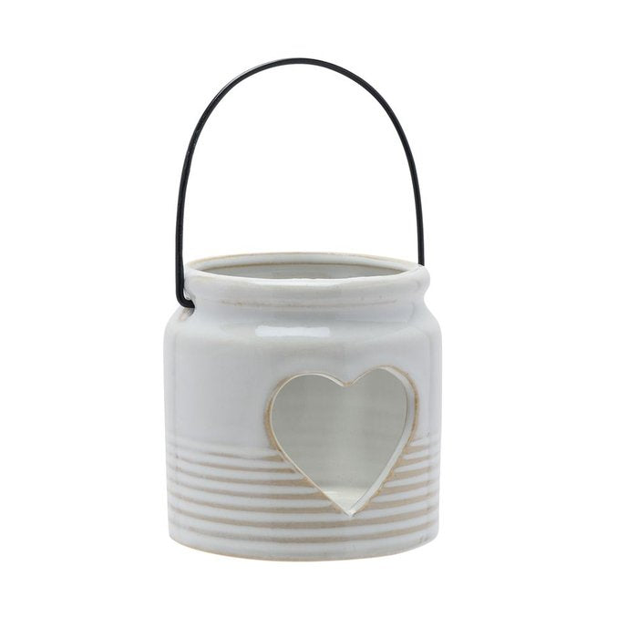 PORTAVELAS DE CERAMICA CORAZON | WIDDOP NAVIDAD | ENVASE 6 UDS. UNIDAD | 15063322033585