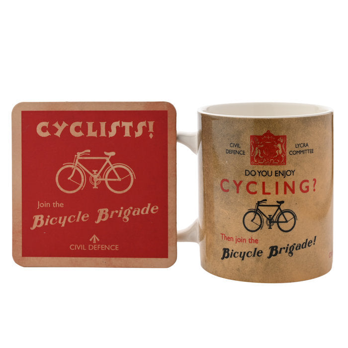 SET TAZA Y POSAVASOS BICICLETA | WIDDOP | 1 UNIDAD | 5063322055733