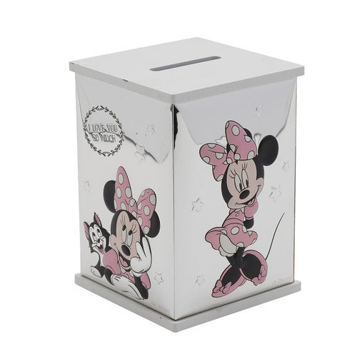 HUCHA DE PLATA MINNIE MOUSE DE DISNEY MADERA BLANCA | WIDDOP DISNEY | 1 UNIDAD | 5063322077520