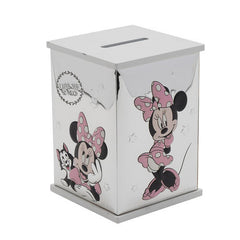 HUCHA DE PLATA MINNIE MOUSE DE DISNEY MADERA BLANCA | WIDDOP DISNEY | 1 UNIDAD | 5063322077520