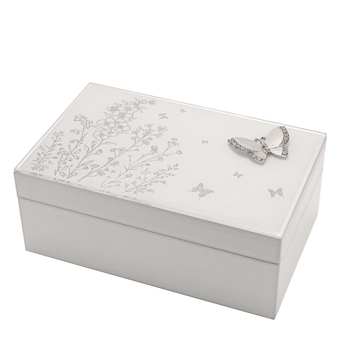 JOYERO CRISTAL CON MARIPOSA DE PLATA | WIDDOP | 1 UNIDAD | 5063322078329