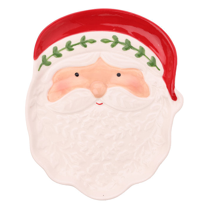 PLATO CERAMICA FORMA PAPA NOEL | WIDDOP NAVIDAD | 1 UNIDAD | 5063322095296
