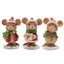 Figuras Ratones Widdop Navidad Pack 2 piezas