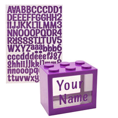 HUCHA PERSONALIZABLE BANK BLOX MORADO | WIDDOP | 1 UNIDAD | 5063322101874