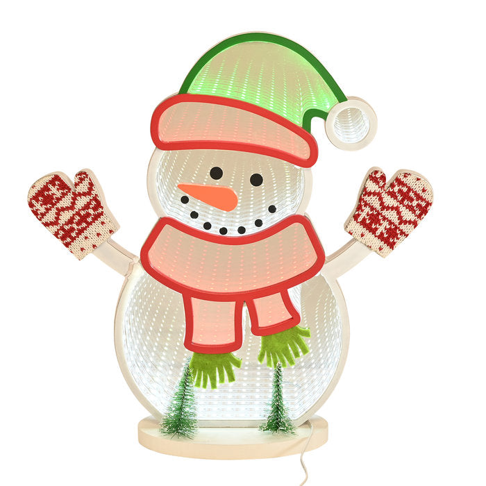 Lampara LED Muñeco de Nieve 32 cm Widdop Navidad