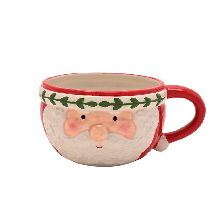 Taza Ceramica Forma Papa Noel