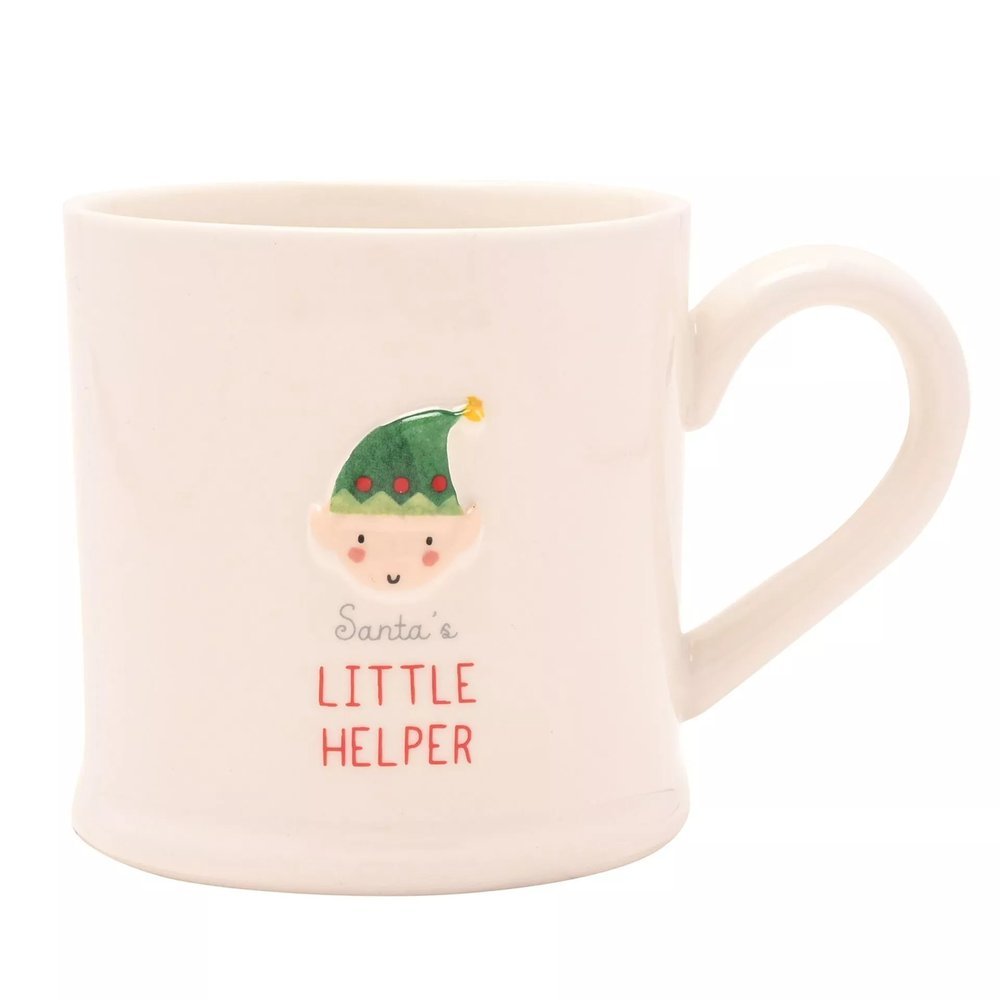 Taza con Relieve Elfo Widdop Navidad
