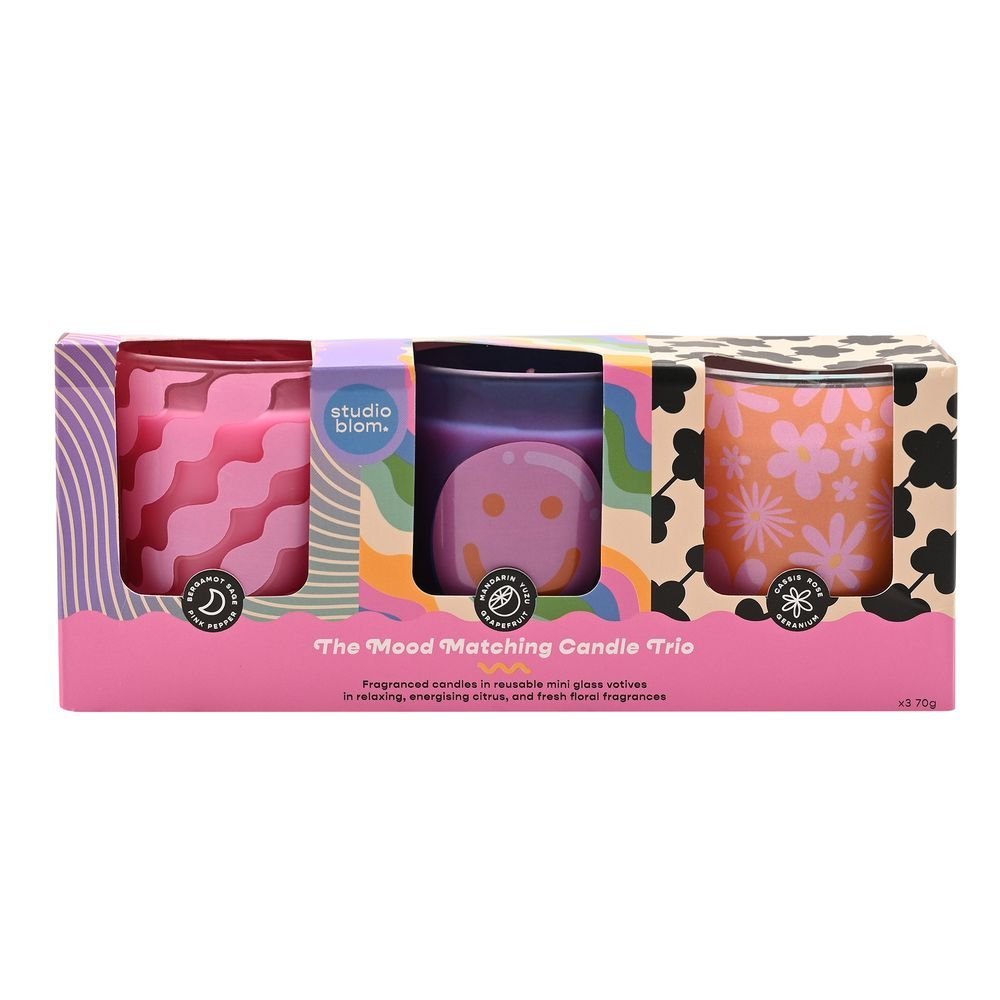Set 3 Velas Surtidas en Caja Regalo Widdop Imagen principal del producto