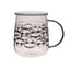 Taza Cristal Disney con Tapa Pesadilla Antes de Navidad