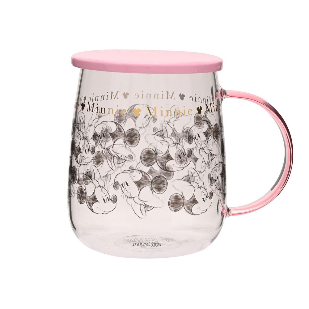 Taza Cristal Disney con Tapa Minnie WIDDOP Disney