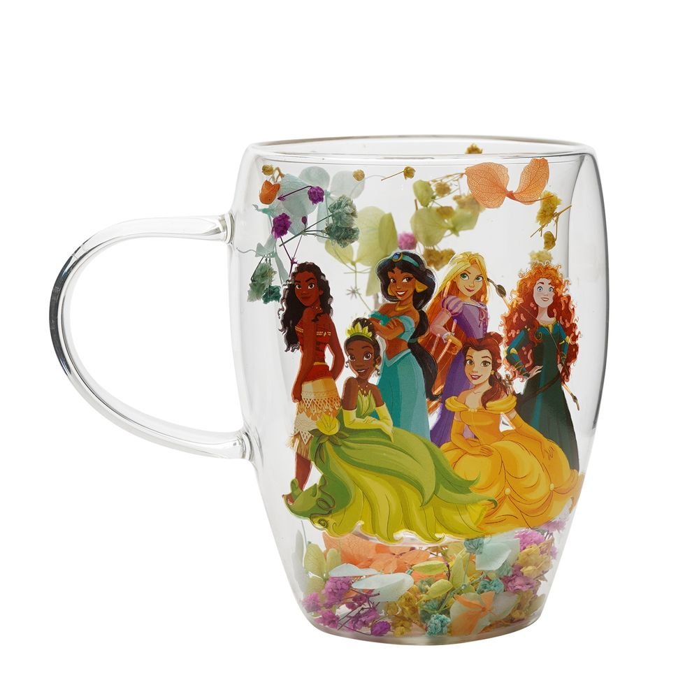 TAZA CRISTAL FLORES SECAS PRINCESAS | WIDDOP DISNEY | 1 UNIDAD | 5063322117707