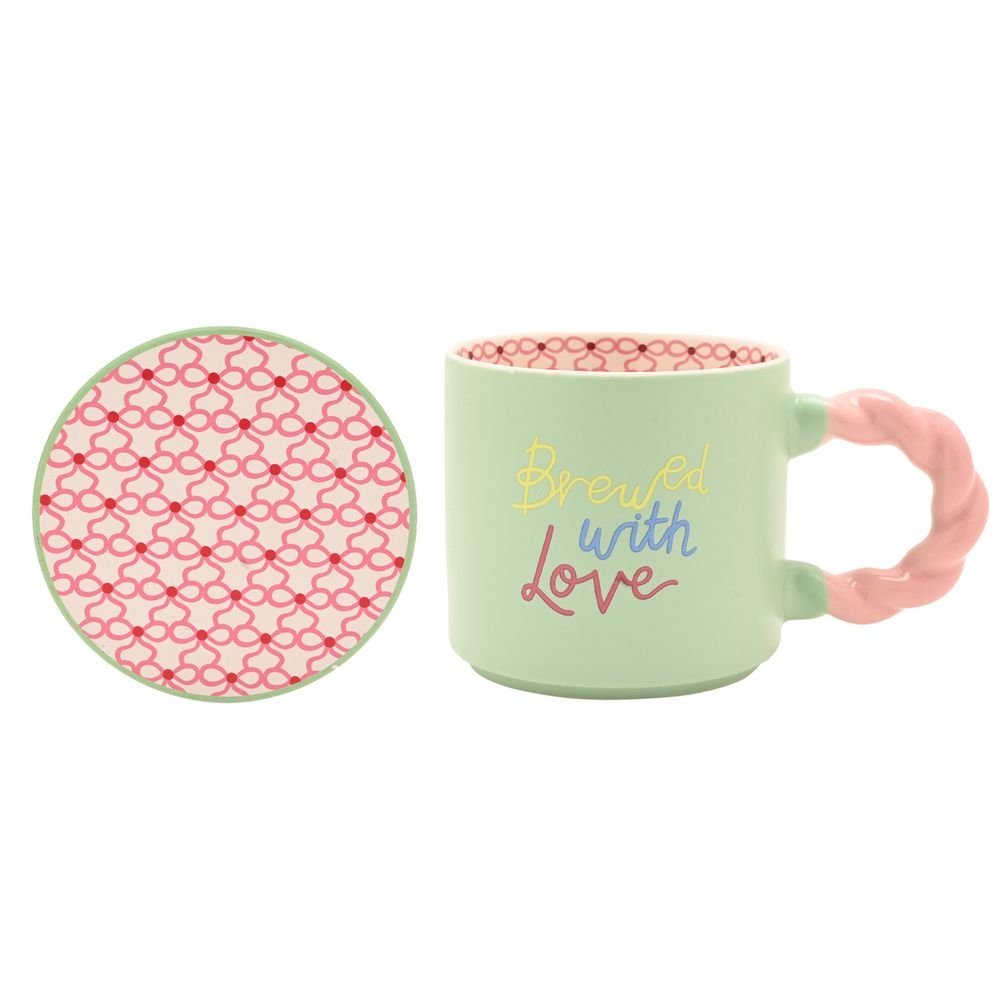 Set Taza y Posavasos Elaborado con Amor WIDDOP