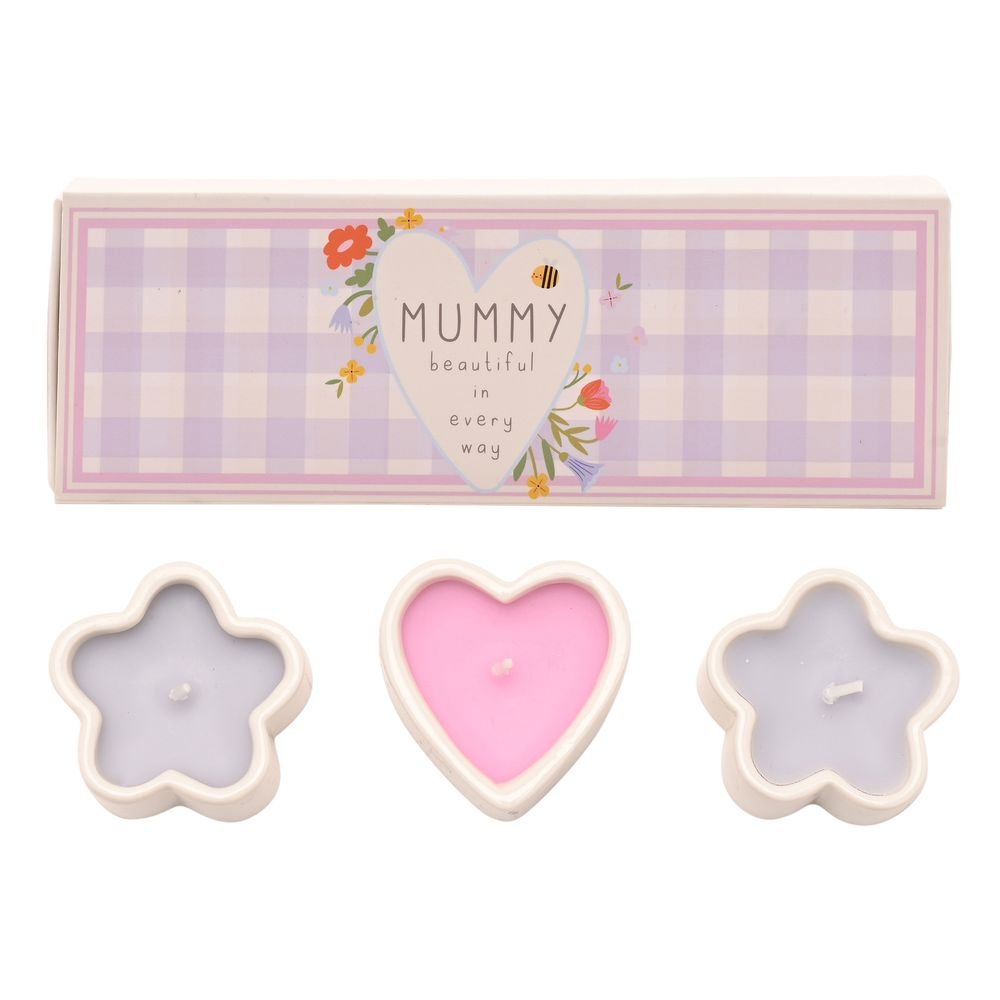 Set 3 Mini Velas Mummy Love Life Widdop