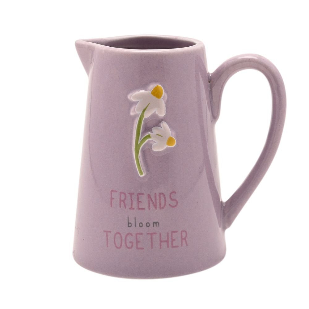 Jarra con Relieve Friends Love Life Flores WIDDOP Imagen principal del producto